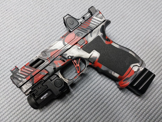 Disruptive DPM British Camo High Heat Vinyl Stencil Kit - 3x 11"x6" Sheets Durable, Heat Resistant, Avery Stencil Vinyl, Cerakote Stencil