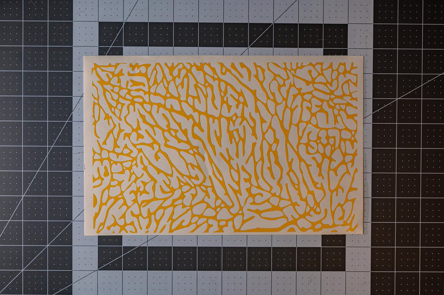 Elephant Print Camo High Heat Vinyl Stencil Kit - 2x 11"x6" Sheets Durable, Easy to Use, Avery Stencil Vinyl, Cerakote Stencil