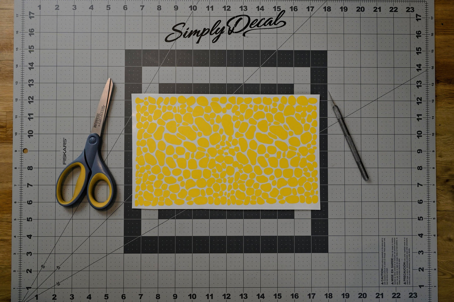 Reptile Camo High Heat Vinyl Stencil Kit - 2x 11"x6" Sheets Durable, Easy to Use, and Heat Resistant, Avery Stencil Vinyl, Cerakote Stencil