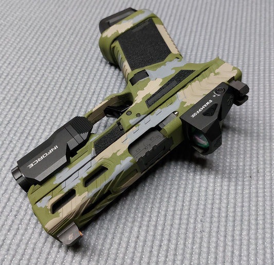 Atac Camo High Heat Vinyl Stencil Kit - 2x 11"x6" Sheets Durable Easy to Use and Heat Resistant, Avery Stencil Vinyl, Cerakote Stencil