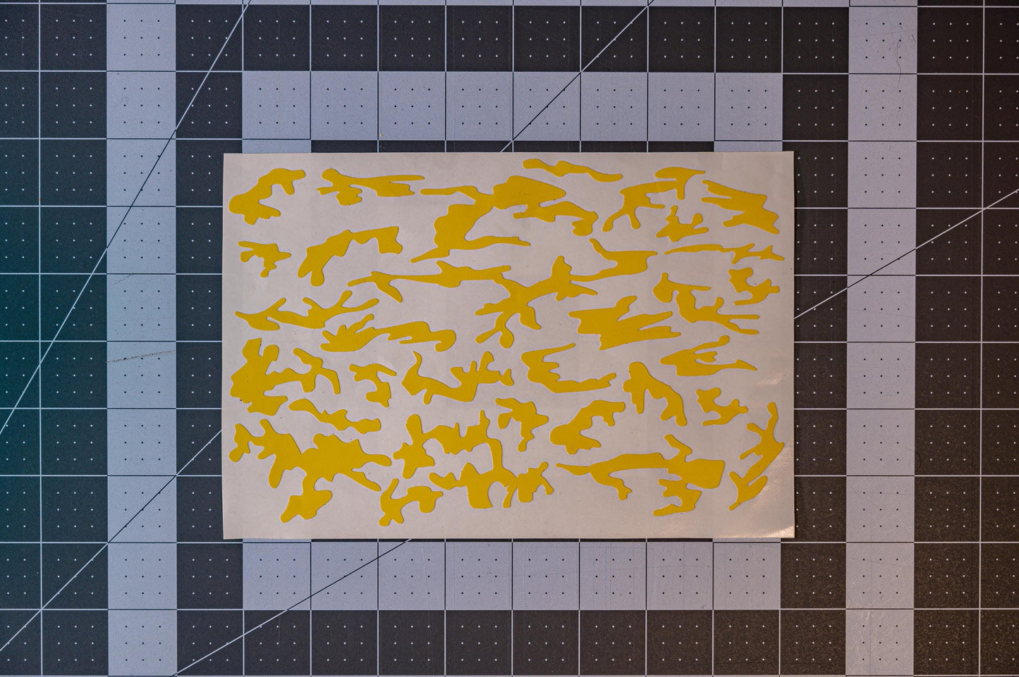 Multi Camo High Heat Vinyl Stencil Kit - 1x 5"x8" Sheets Durable, Easy to Use, and Heat Resistant, Avery Stencil Vinyl, Cerakote Stencil