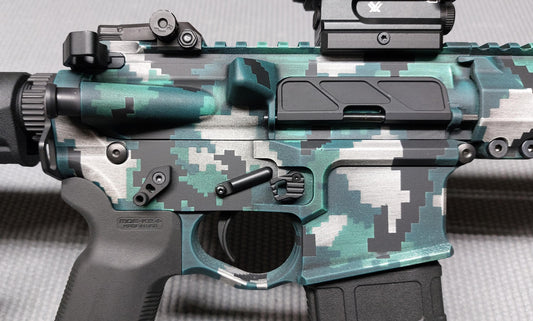 Berezka Camouflage High Heat Vinyl Stencil Kit - 2x 11"x6" Sheets Durable, Easy to Use, Avery Stencil Vinyl, Cerakote Stencil