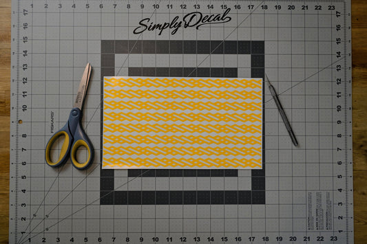 Celtic Braids High Heat Vinyl Stencil Kit - 1x 11"x6" Sheets Durable, Easy to Use, and Heat Resistant, Avery Stencil Vinyl, Cerakote Stencil