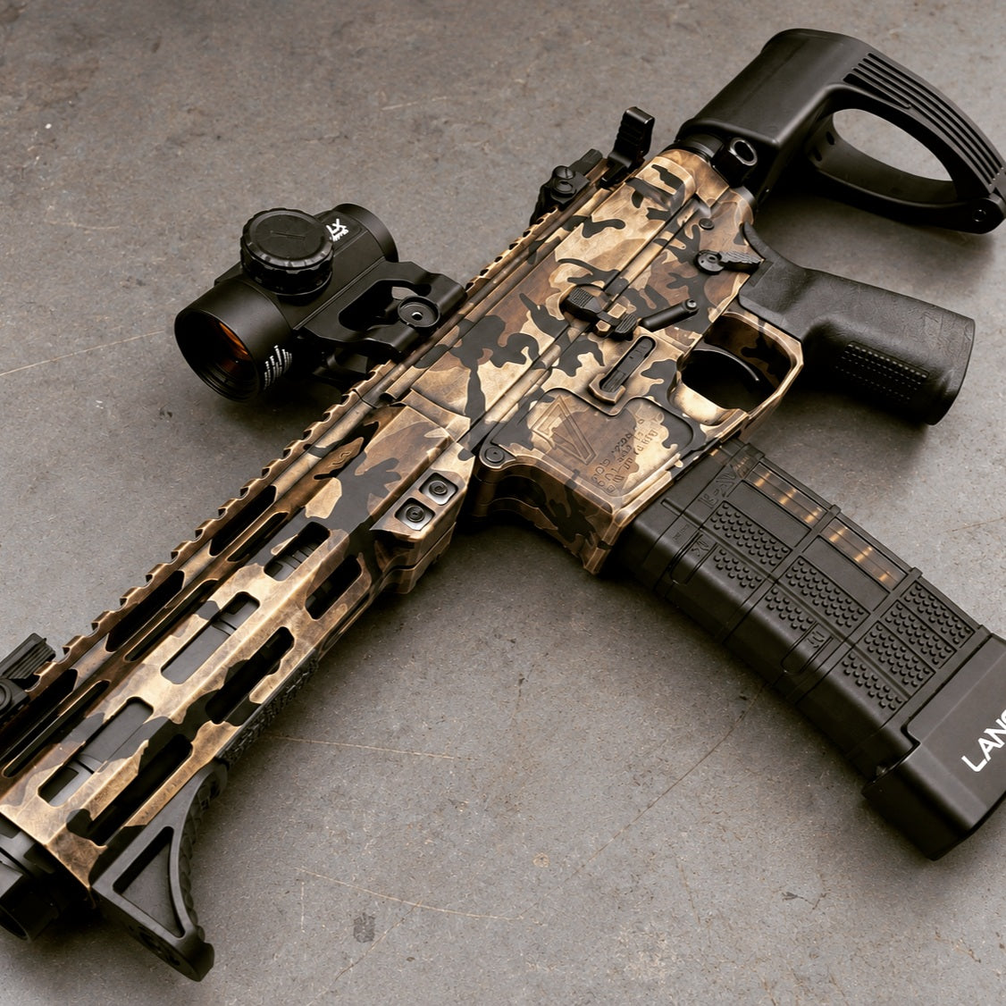 M81 Woodland Camo Stencil Kit — High-Heat Vinyl