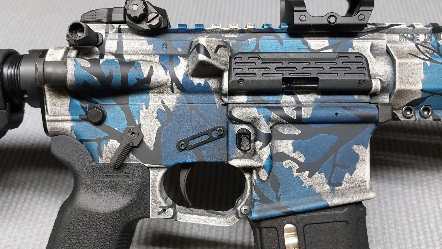 Predator Camo High Heat Vinyl Stencil Kit - 2x 11"x6" Sheets Durable, Easy to Use, and Heat Resistant, Avery Stencil Vinyl, Cerakote Stencil