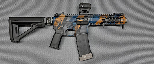 Tiger Stripes v2 High Heat Vinyl Stencil Kit - 2x 11"x6" Sheets Durable Easy to Use and Heat Resistant Avery Stencil Vinyl, Cerakote Stencil