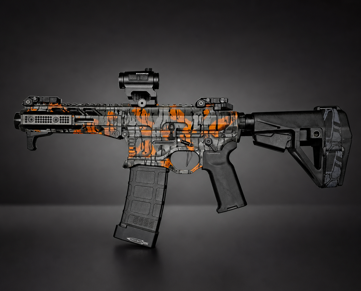 Swampland Camo Stencil Kit — High-Heat Vinyl