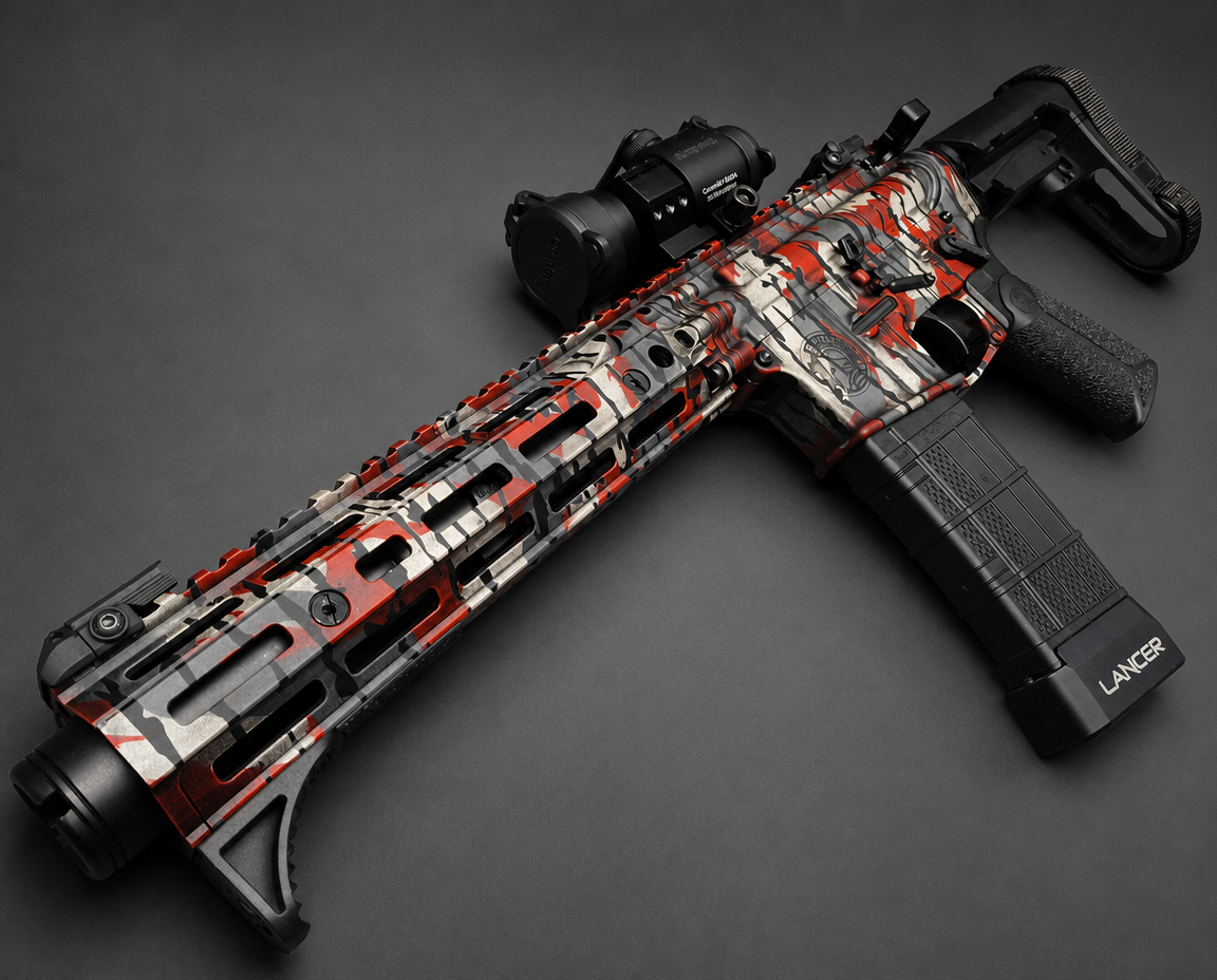 Swampland Camo Stencil Kit — High-Heat Vinyl