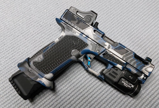 Swiss Alpenflage Camo High Heat Vinyl Stencil Kit - 3x 11"x6" Sheets Durable, Easy, Heat Resistant, Avery Stencil Vinyl, Cerakote Stencil