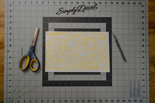 Strichtarn Camo High Heat Vinyl Stencil Kit - 2x 11"x6" Sheets Durable Easy to Use and Heat Resistant, Avery Stencil Vinyl, Cerakote Stencil