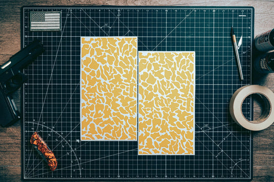 Duck Camo High Heat Vinyl Stencil Kit - 2x 11"x6" Sheets Durable Easy to Use and Heat Resistant, Avery Stencil Vinyl, Cerakote Stencil